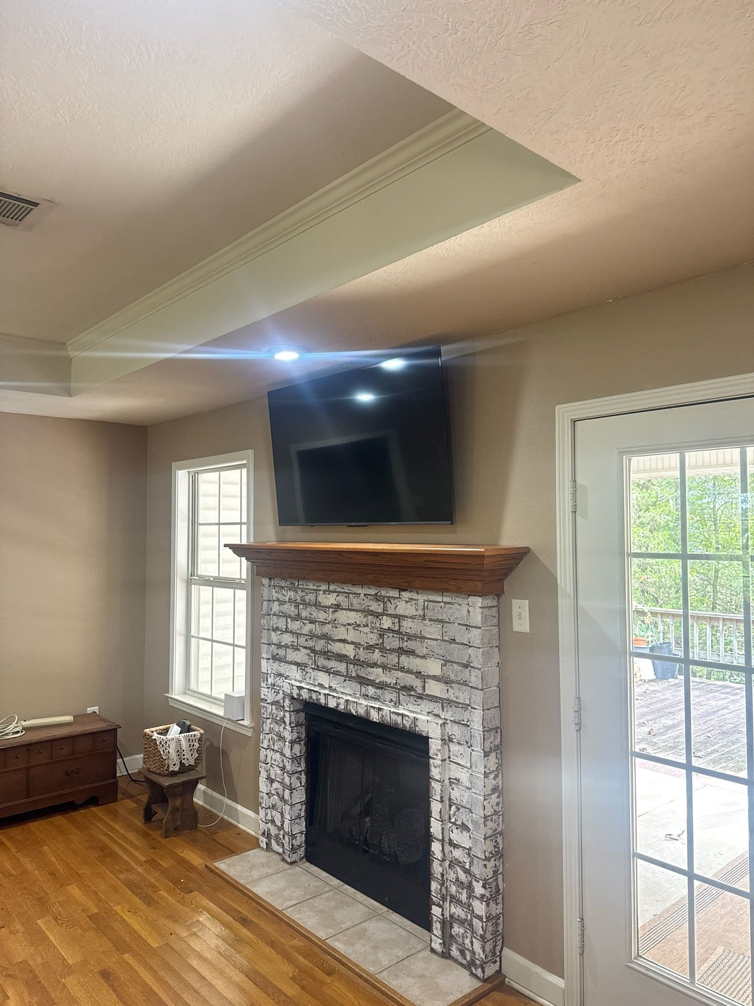 Project Cozy Corner with New TV Installation in Plumerville image